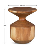 Lynx Hourglass Accent Table thumbnail 3