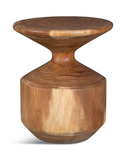 Lynx Hourglass Accent Table thumbnail 1