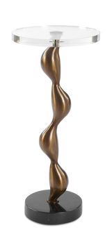 Remolino Bronze Drink Table