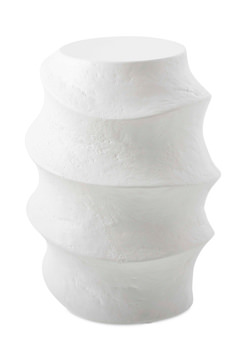 Winded Outdoor White Accent Table