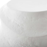 Winded Outdoor White Accent Table thumbnail 2