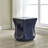 Kaz Deep Blue Garden Stool thumbnail 2