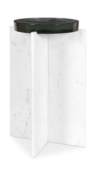 Olina Marble Outdoor Accent Table