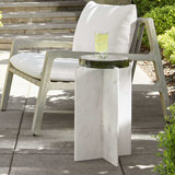 Olina Marble Outdoor Accent Table thumbnail 7