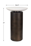 Olso Bronze Outdoor Accent Table thumbnail 4