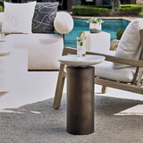 Olso Bronze Outdoor Accent Table thumbnail 5