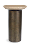 Oslo Brass Outdoor Accent Table thumbnail 4