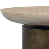 Oslo Brass Outdoor Accent Table thumbnail 2