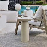 Joppa White Outdoor Accent Table thumbnail 5