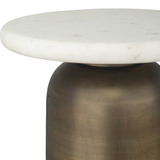 Reiss Marble & Brass Drink Table thumbnail 2