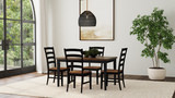 Greeley Square Dinette Table With 4 Greeley Chairs thumbnail 3