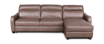 Dakota Sofa With Storage Chaise And XL Queen Sleeper 