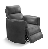 Stuart Leather Power Recliner - Vintage Slate thumbnail 2