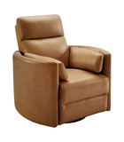 Stuart Leather Power Recliner - Vintage Caramel thumbnail 1