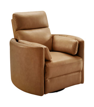 Stuart Leather Power Recliner - Caramel