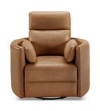 Stuart Leather Power Recliner - Caramel thumbnail 3