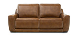 Medora Power Leather Sofa  thumbnail 1