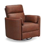 Stuart Leather Power Recliner - Vintage Whiskey thumbnail 1