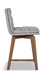 Brookedge Grey Leather Counter Stool thumbnail 3