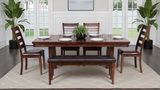 Kona Dining Table With 4 Chairs And Bench thumbnail 5