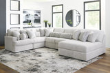 Polar 6 Piece Sectional - Right Facing Chaise thumbnail 5