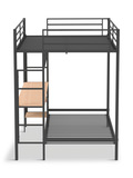 Trevar Full Over Twin Bunk - Black thumbnail 3