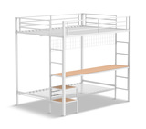 Trevar Full Over Twin Bunk - White thumbnail 1