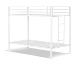 Trevar Twin Over Twin Bunk Bed - White thumbnail 5