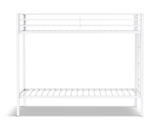 Trevar Twin Over Twin Bunk Bed - White thumbnail 4