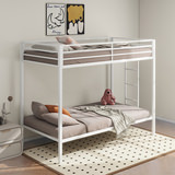 Trevar Twin Over Twin Bunk Bed - White thumbnail 2