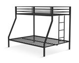 Trevar Twin Over Full Bunk Bed - Black thumbnail 2