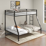 Trevar Twin Over Full Bunk Bed - Black thumbnail 4