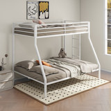 Trevar Twin Over Full Bunk Bed - White thumbnail 4