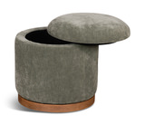 Swivel Storage Ottoman thumbnail 2
