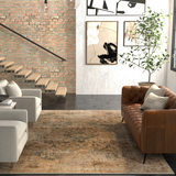 Heritage Champagne Damask Area Rug - 5′3″ X 7′8″ thumbnail 3