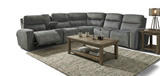 Top Notch 6 Piece Modular Sectional With 3 Reclining Seats thumbnail 5