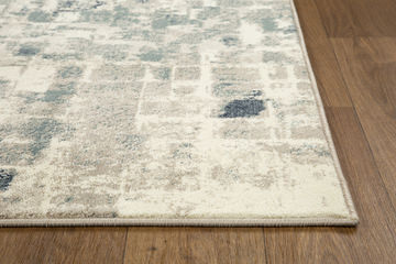 Heritage Beige/Blue Wonder Area Rug - 3′3″ X 4′11″