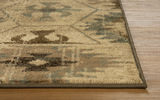Heritage Ivory/Blue Southwest Area Rug - 2′2″ X 7′11″ thumbnail 3