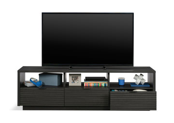 Harvey Park 71″ Media Console - Raven Oak