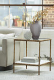 Devon Accent Table - Antique Brass thumbnail 2