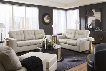Evie Leather Queen Sleeper Sofa