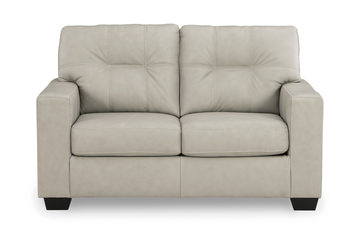 Evie Leather Loveseat