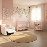 Caterpillar 3-In-1 Convertible Crib - Pink thumbnail 3