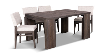 Flex Extension Table With 4 Stacking Chairs