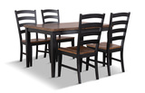 Greeley Square Dinette Table With 4 Chairs thumbnail 7