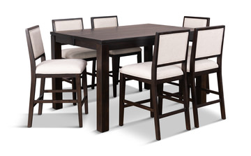 Oscar Counter Table With 6 Chairs