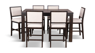 Oscar Counter Table With 6 Chairs
