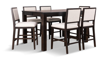 Oscar Counter Table With 6 Chairs
