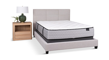 Maxx Twin Biscuit Bed - Taupe
