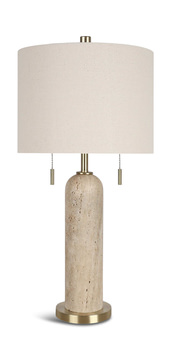 Travertine Elegant Table Lamp